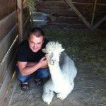 James and Angela the Alpaca